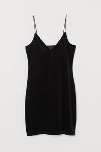 Fitted Velvet Dress