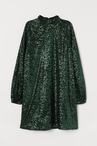 Smock Sequin Dress
