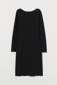Scalloped Hem Dress