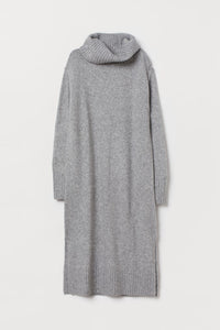 Oversized Wide Turtleneck Sweater Dress