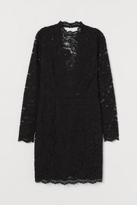 High Neck Lace Dress
