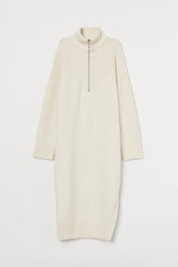 Zip Sweater Dress
