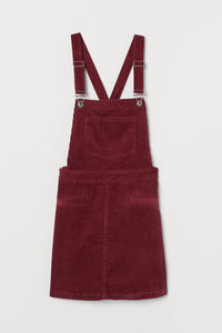Corduroy Overall Dress