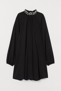 Pearl Collar Dress
