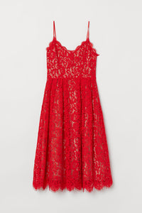 A-Line Lace Party Dress