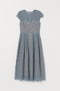 Vintage Lace Midi Dress