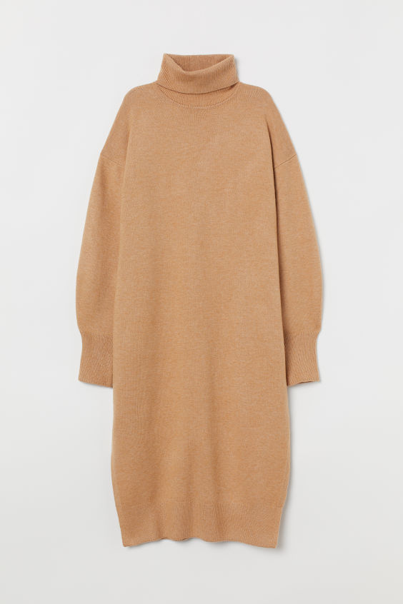 Turtleneck Sweater Dress